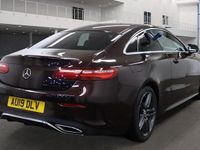 Used Mercedes E220 AMG line 194 HP (142 kW) 2019 Red Coupe