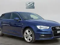 Used Audi A3 Sportback S-Line 184 HP (135 kW) 2015 Blue Hatchback