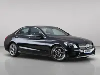 Used Mercedes C300 AMG line 2018 Black Sedan