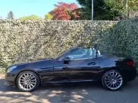 Used Mercedes SLC180 AMG line 156 HP (114 kW) 2019 Black Cabriolet