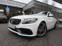 Used Mercedes C63S AMG 2019 White Sedan
