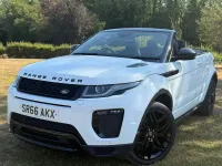 Used Land Rover Range Rover evoque HSE Dynamic 180 HP (132 kW) 2017 White Cabriolet