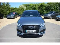 Used Audi Q3 Black Edition 150 HP (110 kW) 2018 Daytona grey metallic SUV