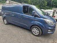 Used Ford Transit Custom Limited 130 HP (95 kW) 2019 Blue Van