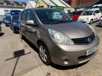 Used Nissan Note N-TEC 86 HP (63 kW) 2009 Beige Hatchback