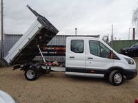 used Ford Transit 2.0 TDCi 130ps Double Cab Tipper * PLUS VAT *