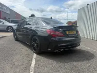 Used Mercedes CLA220 AMG line 177 HP (130 kW) 2017 Black Coupe