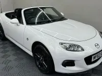 Used Mazda MX5 126 HP (92 kW) 2013 White Cabriolet