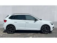 Used Skoda Kamiq Monte Carlo 110 HP (80 kW) 2022 Moon white metallic SUV
