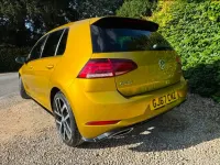 Used VW Golf VII R-line 150 HP (110 kW) 2017 Yellow Hatchback