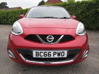 Begagnad Nissan Micra Acenta 2017 Röd Halvkombi