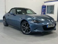 Usado Mazda MX5 Inclusive 160 CV (117 kW) 2016 Azul Descapotable