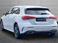Used Mercedes A250 AMG line 218 HP (160 kW) 2021 White Hatchback