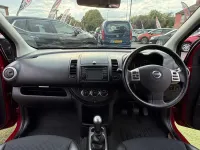 Used Nissan Note N-TEC 90 HP (66 kW) 2013 Red Hatchback