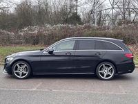 Used Mercedes C220 AMG line 170 HP (125 kW) 2016 Black Estate