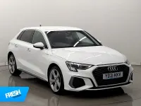 Used Audi A3 e-tron S-Line 2021 White Hatchback