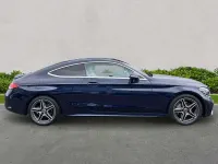 Used Mercedes C200 AMG line 2021 Blue Coupe