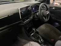 Used VW T-Roc R-line 150 HP (110 kW) 2025 Petrol blue metallic black SUV