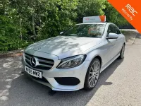 Begagnad Mercedes C250 AMG line 204 HK (150 kW) 2015 Silver Sedan