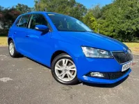 Used Skoda Fabia SE 60 HP (44 kW) 2020 Blue Hatchback