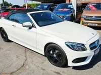 Used Mercedes C220 AMG Line Premium Plus 2017 White Cabriolet