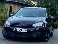 Used VW Golf VII Match 105 HP (77 kW) 2012 Black Hatchback