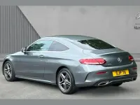 Used Mercedes C300 AMG line 254 HP (186 kW) 2022 Grey Coupe