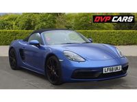 Used Porsche Boxster 2018 Blue Cabriolet