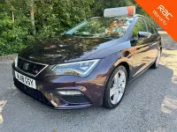 Used Seat Leon ST FR 150 HP (110 kW) 2018 Purple Estate
