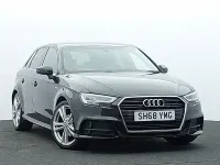 Used Audi A3 S-Line 150 HP (110 kW) 2018 Black Sedan