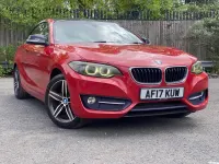 Used BMW 218 Sport Line 2017 Red Coupe