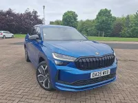 Used Skoda Kodiaq SportLine 190 HP (139 kW) 2025 Race blue metallic SUV