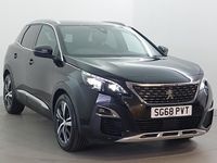 Used Peugeot 3008 GT-line 131 HP (96 kW) 2018 Black SUV