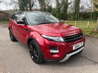 Used Land Rover Range Rover evoque Dynamic 190 HP (139 kW) 2014 Red SUV