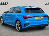 Used Audi A3 Comfort 147 HP (108 kW) 2021 Blue Sedan