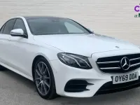 Used Mercedes E220 AMG line 194 HP (142 kW) 2019 White