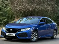 Used Honda Civic SE 126 HP (92 kW) 2019 Blue Hatchback