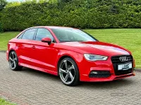 Used Audi A3 S-Line 150 HP (110 kW) 2014 Red Sedan