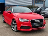 Used Audi A3 Cabriolet S-Line 150 HP (110 kW) 2015 Red Cabriolet