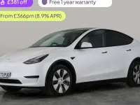 Used Tesla Model Y Standard Range 254 kW (346 HP) 2023 White SUV