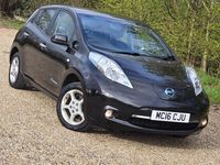 Used Nissan Leaf Acenta 80 kW (109 HP) 2016 Black Hatchback