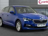 Used Skoda Scala SE Technology 110 HP (80 kW) 2023 Blue Hatchback
