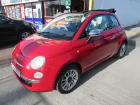 Used Fiat 500C Lounge 2009 Red Cabriolet