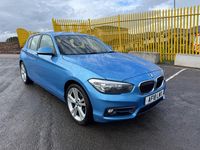 Used BMW 120 Sport Line 2018 Blue Hatchback