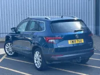 Used Skoda Karoq SE L 150 HP (110 kW) 2018 Blue SUV