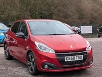 Used Peugeot 208 GT-line 110 HP (80 kW) 2018 Red Hatchback