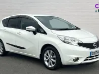 Used Nissan Note S 98 HP (72 kW) 2017 White Hatchback
