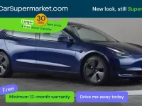 Begagnad Tesla Model 3 RWD 208 kW (283 HK) 2022 Blå Sedan