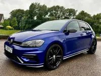 Used VW Golf VII R 2018 Blue Hatchback