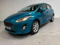 Used Ford Fiesta Zetec 100 HP (73 kW) 2018 Blue Hatchback